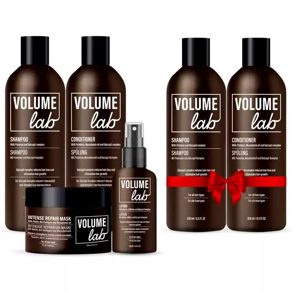 YPATINGAI INTENSYVUS IR KONCENTRUOTAS RINKINYS PLAUKAMS + DOVANA: PAPILDOMAS RINKINYS 